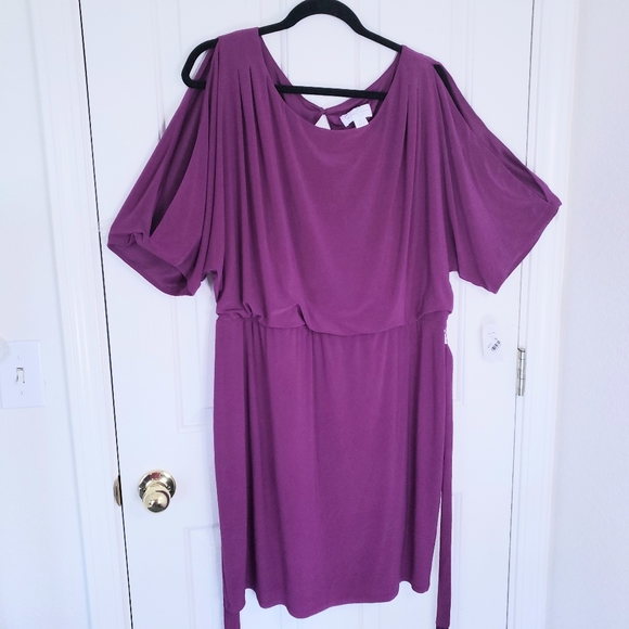 Jessica Simpson Dresses & Skirts - 🐞 Jessica Simpson Purple Sheath Dress Size 2X